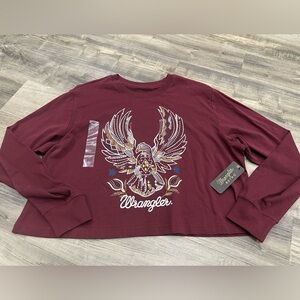 Wrangler Retro Embroidered Eagle Western Long Sleeve – NWT – Size L